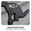 Garden Stake with Dog Silhouette Outdoor Cast Iron Sign Metal