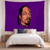 Snoop Dogg (1) Ev Yatak Odası Oturma Odası Dekorasyonu İçin Sanatsal Duvar Asılı Goblen Harika Bir Hediye Fikri