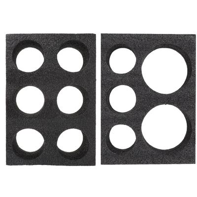 2Pcs Cup Holder Pearl Cotton Coffee Cup Carrier Tray Leak Proof Takeout Beverage Packing Accessory Milk Tea Packing Tray