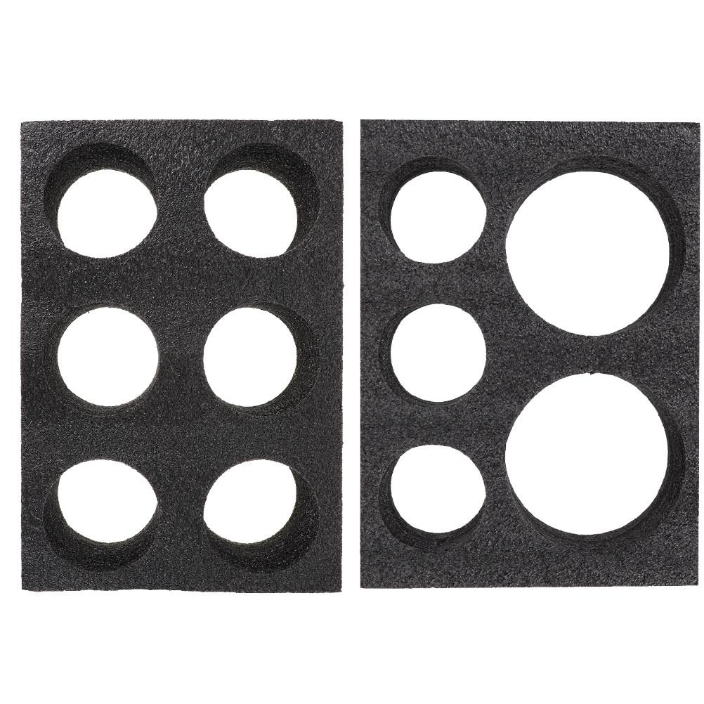 2Pcs Cup Holder Pearl Cotton Coffee Cup Carrier Tray Leak Proof Takeout Beverage Packing Accessory Milk Tea Packing Tray