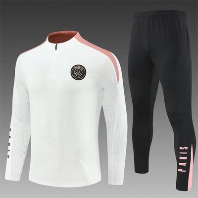 Paris Training Suit Set: Men's and Children's Quick-Dry Long Sleeve Football Uniform for Autumn/Winter - Breathable and Casual