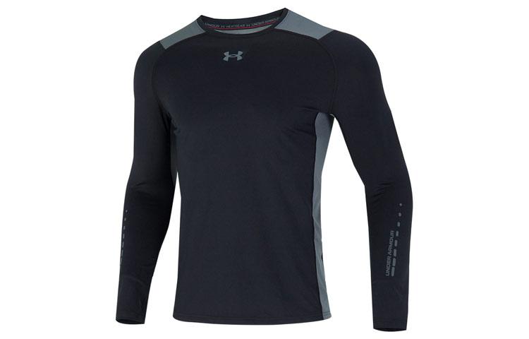 Under Armour Long Sleeved T Shirt Men s Black 1370659-001 M