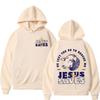Jesus Saves Fashion Graphic Print Hoodies Man Autumn Winter Fleece Streetwear Tops