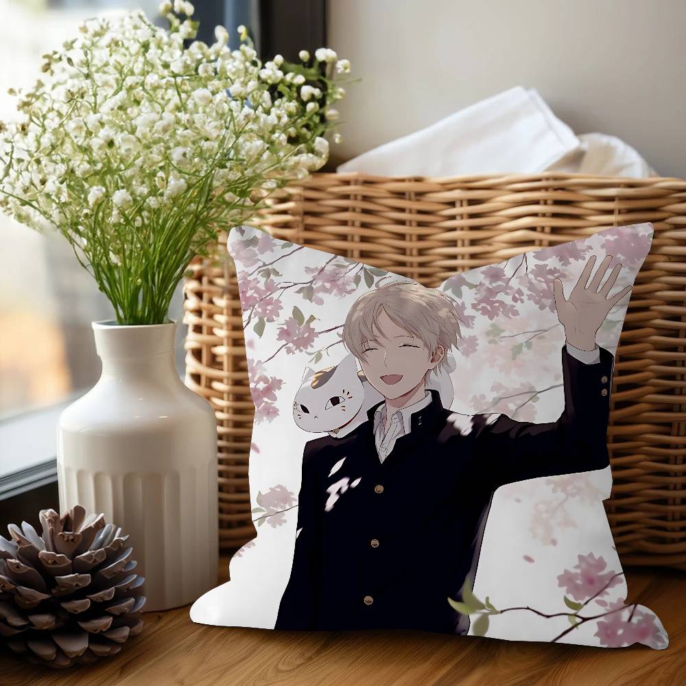 Natsume Takashi Anime Örngott Soffkuddfodral Heminredning Barn Present