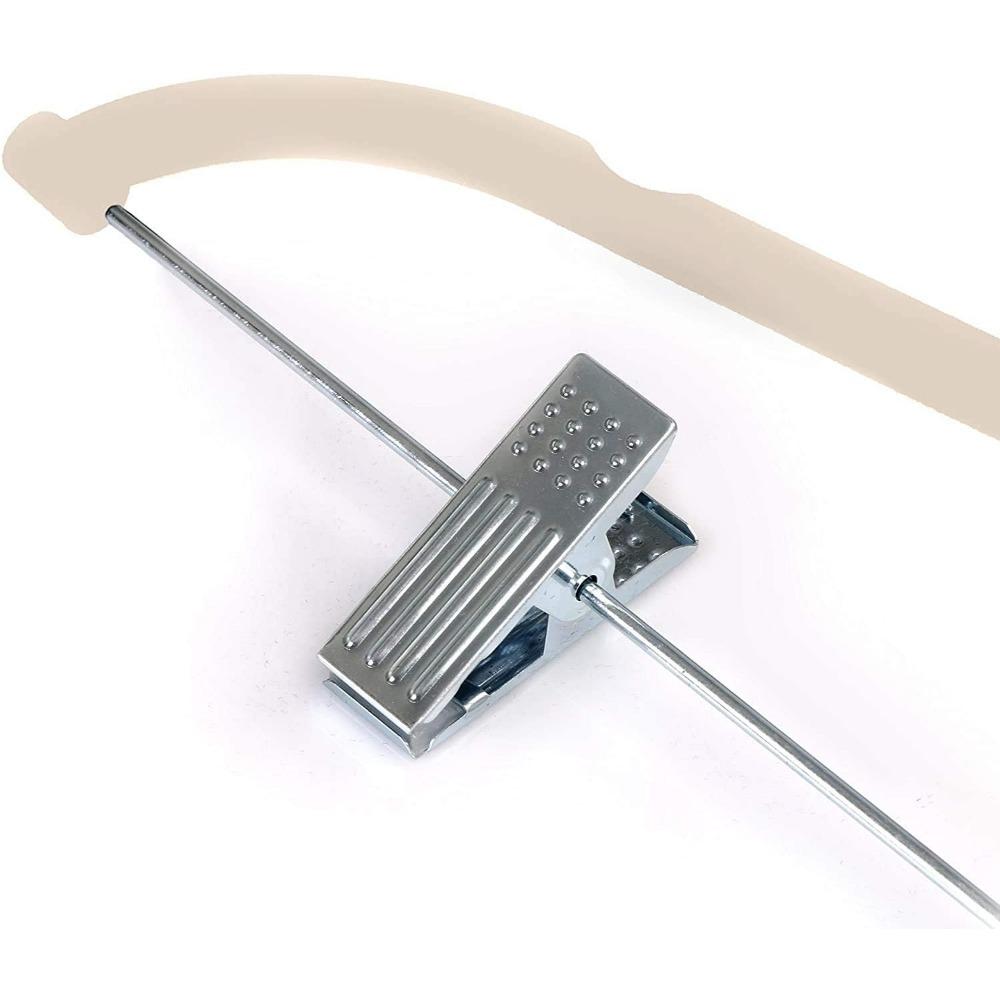 Velvet Hangers with Metal Clip for Pants Non Slip Felt Skirt Hangers for Pants Skirts Suits Dresses  Shirts with 360 Degree Hook