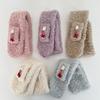 Cozy Cat Thickened Plush Neck Gaiter for Kids