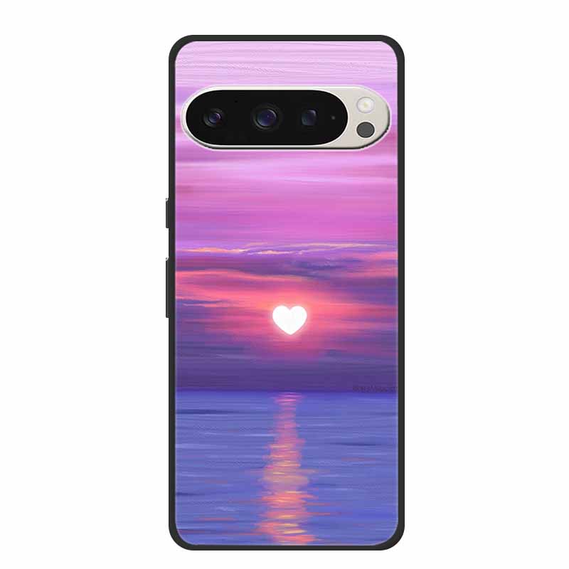 Für Google Pixel 9 5G Hülle Luxus TPU Weiches Silikon Handyhüllen für Google Pixel 9 Pro Pixel9 Cartoon Süße Stoßstangenabdeckung Fundas