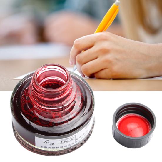 50ML Hladko píšuci atrament do plniaceho pera Sklenená fľaštička Školské kancelárske potreby pre študentov