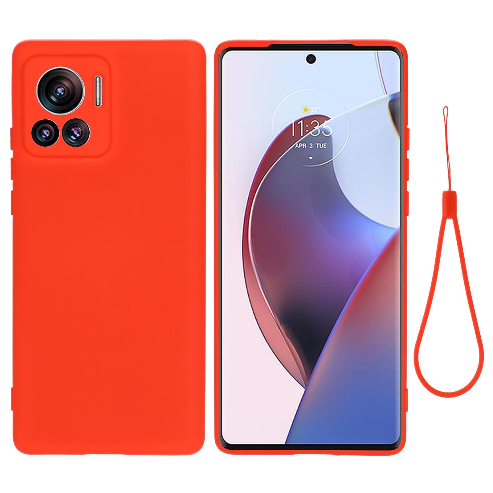 

Official Liquid Silicone Phone Case with Lanyard for Motorola MOTO Edge 30 Ultra and MOTO X30 Pro Shockproof Protective Cover MOTO edge 30 Ultra