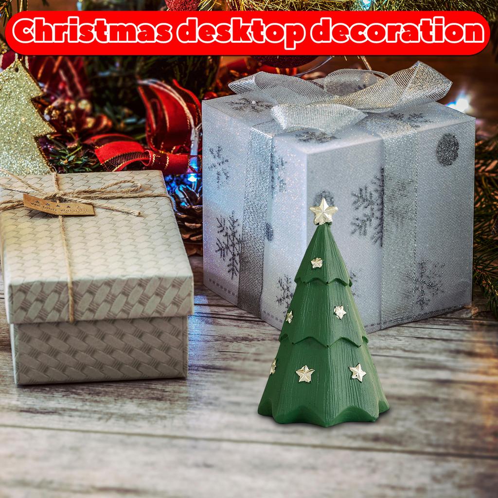 Christmas Gift Creative Resin Crafts Micro Landscape/ Ornaments Christmas Tree Ornaments