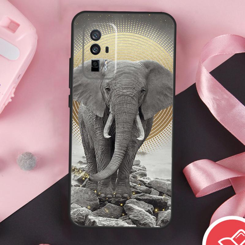 

Elephants Colored Case For Xiaomi 13 14 Ultra 11T 12T 13T Pro 12 Lite POCO X6 Pro F5 M6 X5 X3 F3 M5s F6 Cover POCO X6