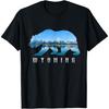 Wyoming Bear & Grand Teton National Park Image Souvenir T-Shirt