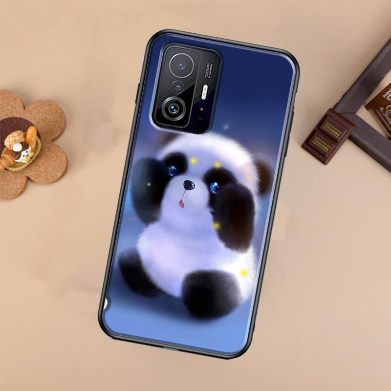 Cute Panda Case For Xiaomi POCO X7 Pro X3 X5 X6 F3 F5 F6 M6 Pro 11T 12T 13T 14T Pro 13 14 Ultra Cover