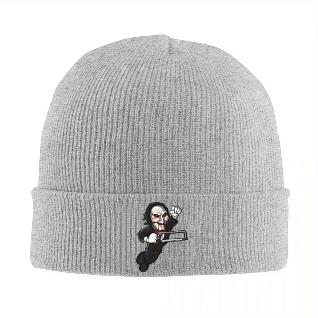 New Horror Saw Knit Hat Beanies Winter Hat Warm Casual Movie Billy Mask Caps For Unisex Women