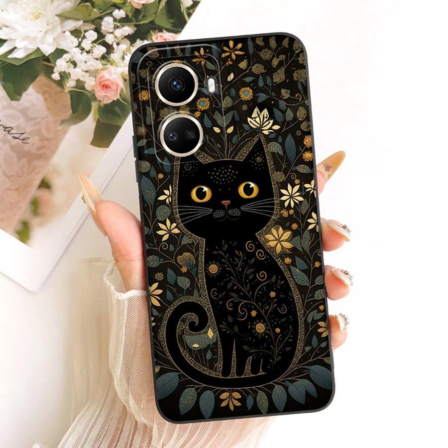 For Huawei nova 10 SE Case BNE-LX3 Soft Matte Camera Protective Bow flower Phone Case For Huawei Nova10SE Cover Coque 6.67''