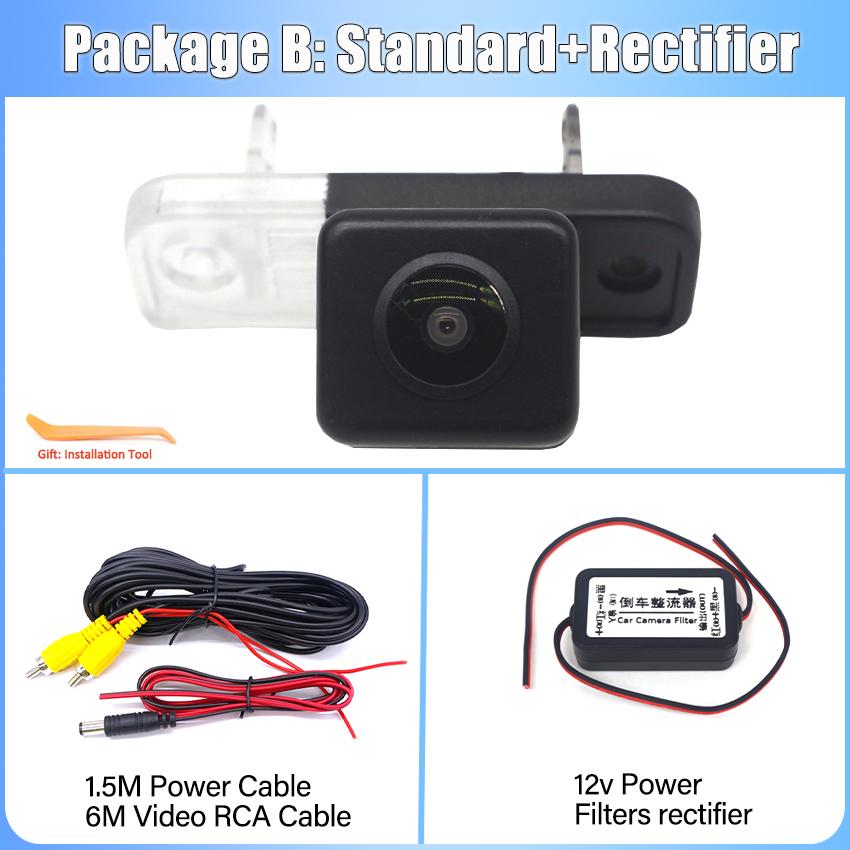 HD Waterproof Fisheye Rear View Camera For Mercedes Benz E-Class (W211) 2003-2009 Car Vehicle Reverse Parking Accessories