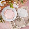 Christmas Fondant Biscuit Mould Xmas English Letter Embossing Stamp Dessert Cake Decoration Acrylic Pastry Cookie Cutter Tools