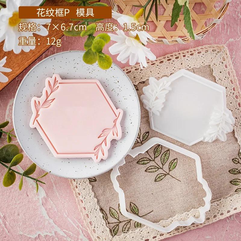 Christmas Fondant Biscuit Mould Xmas English Letter Embossing Stamp Dessert Cake Decoration Acrylic Pastry Cookie Cutter Tools