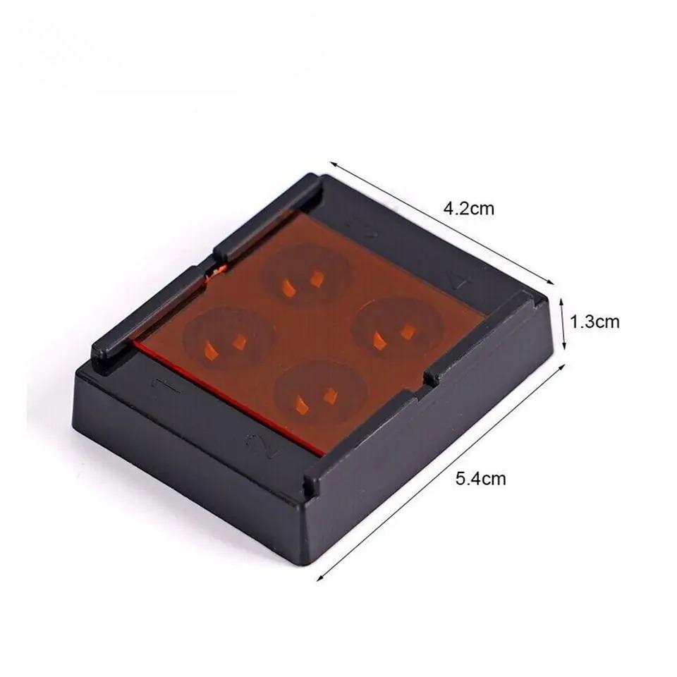 4/8 Hole Dental Blackout Box Denture Storage Box Blackout Placement Box Dental Mixing Cup Dental Multifunctional Blackout Box