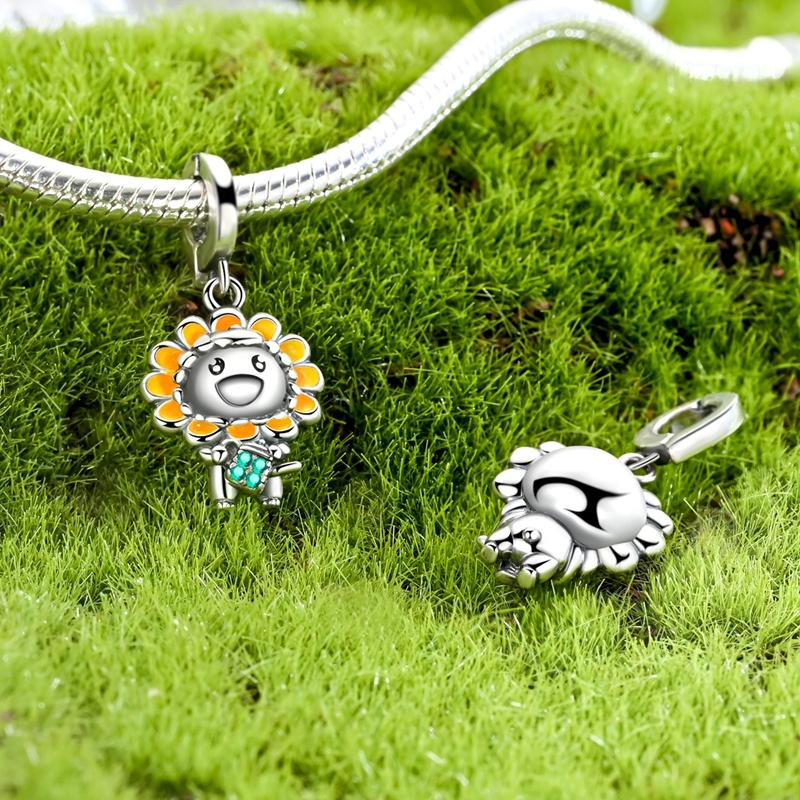 Copper Pets Dog Cat Colorful Wine Bottle Charms Cz Zirconium Shoe Bead Pendant Fit Original Bracelet Diy Jewelry