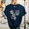 Check Your Boobs Skeleton Pink Ribbon T Shirt Women Breast Cancer Awareness Halloween Warrior Support Short Sleeve Tee Tops