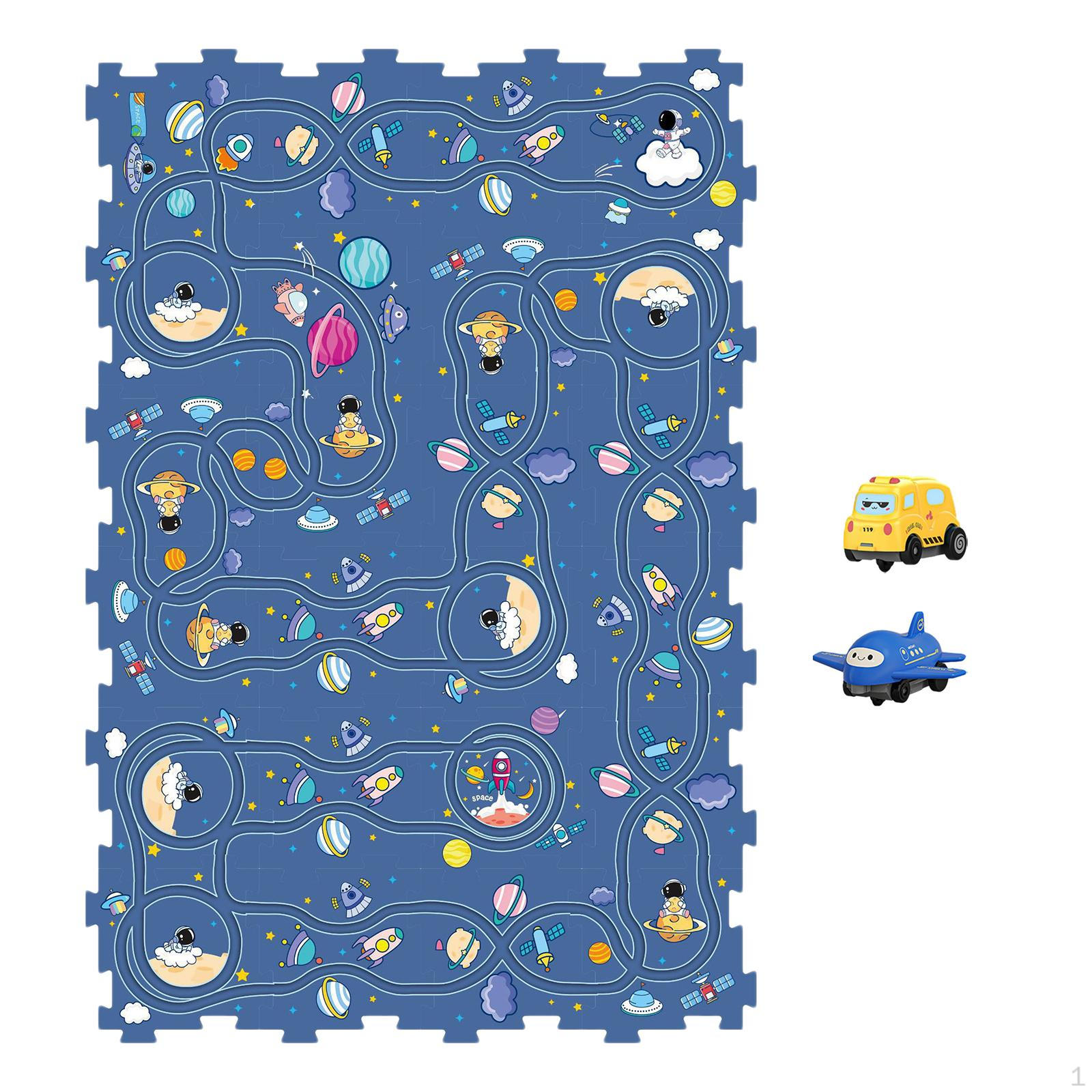 

Набор пазлов «Городские приключения» для детей — интерактивная игрушка для сборки треков для дошкольников