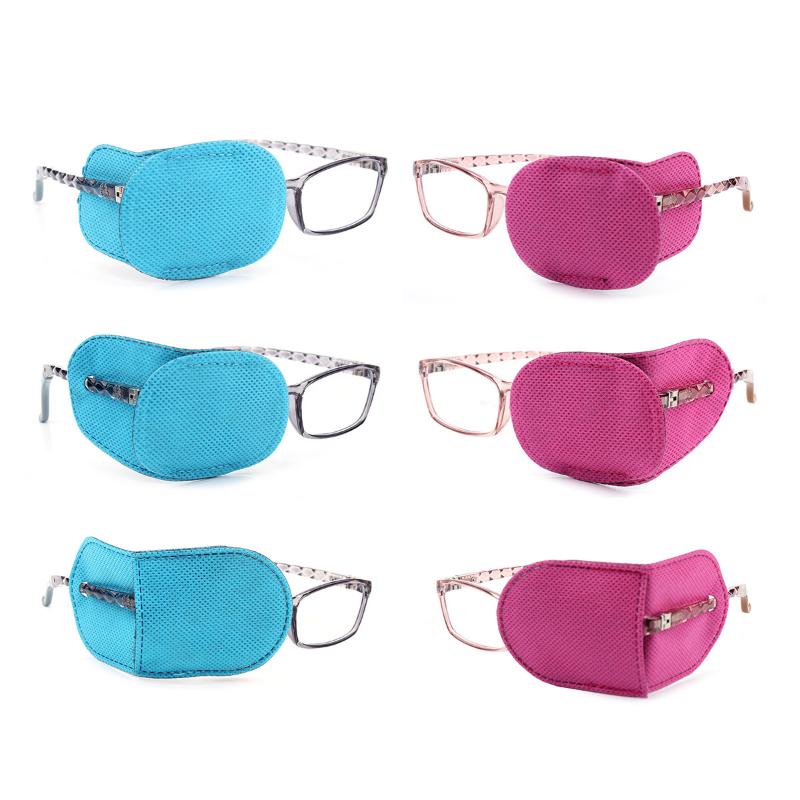 6 Stück Augenklappe Amblyopie Brillen Patches Augenbinde Kind Schielen Behandlung Sehpflege Für Mädchen Junge Augenpad