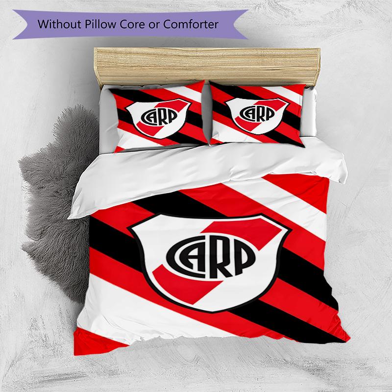 3pcs Football Team (31) Design Cover Set - HD Printed Bedding with 1 Cover and 2 Pillowcases - Perfect for Home and Dorm Decor