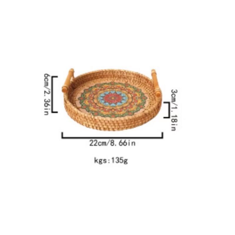 

Dirien Woven Rattan Fruit, Breakfast & Snack Basket