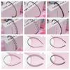 Double Layer Thin Metal Hair Hoop Spring Shape Men Hair Bands Fashion Wave Shape Headband  Daily