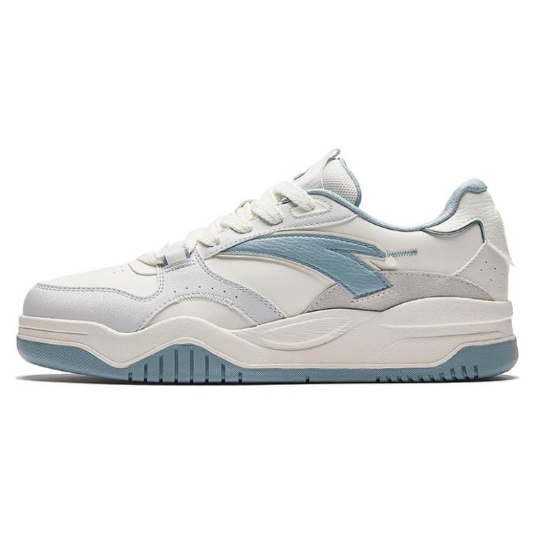 

Anta Slip Resistant Height Increasing Low top Skateboard Shoes Men s White Blue 912348003-9 40.5