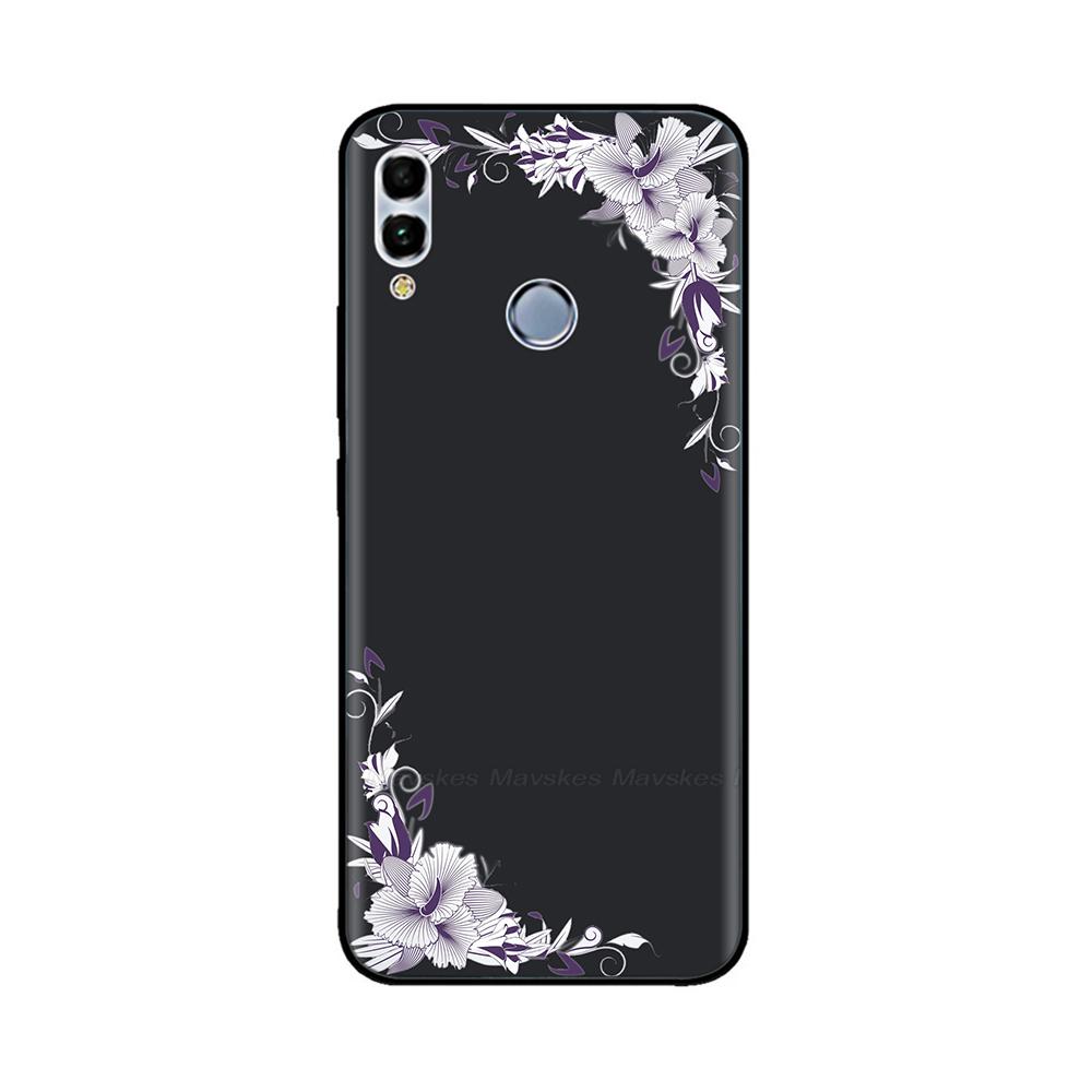 For Huawei P Smart 2019 6.21" Soft Black Silicone Phone Back Cover Case For Huawei P Smart 2019 POT-LX1 POT-LX3 POT LX1 Case Bag