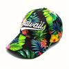 Hawaii Hibiskus Druck Trucker Cap Sommer Blumen Baseballkappe Verstellbar Papa Hut Strandurlaub Snapback Kappen für Männer Frauen