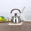 TAKEY 1L/2L Stainless Steel Tea Kettle with Whistling Function, Stylish, Large Capacity, Wide Mouth, Compatible with Gas, Induction, and Stovetop Cook