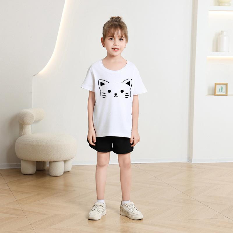2-13J Kinder T-Shirt Eulenaufdruck Kinder T-Shirt Kinderkleidung T-Shirt Oberteile Tee Jungen Mädchen Baby T-Shirt