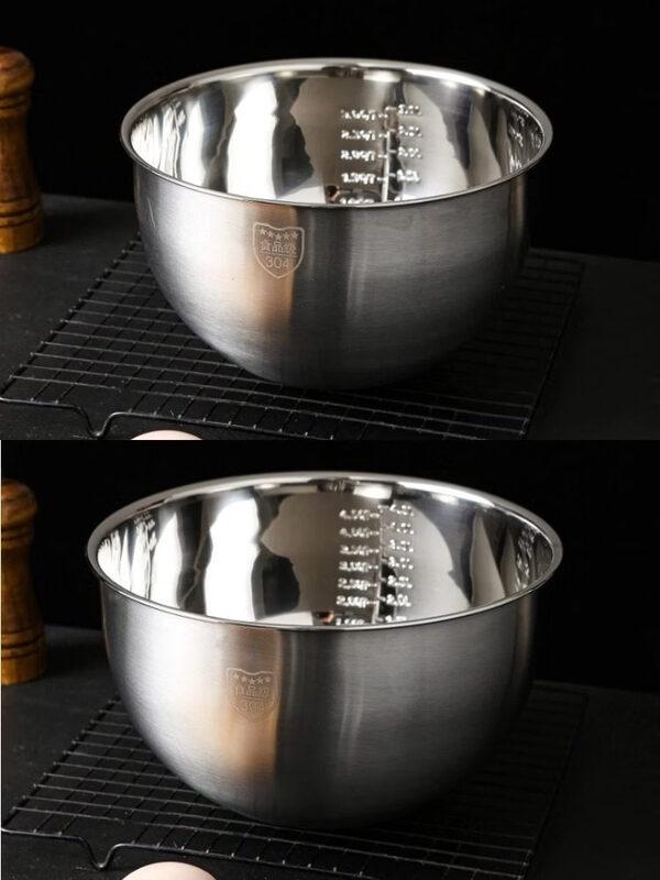 ZISIZ Food-Grade Stainless Steel Mixing Bowl