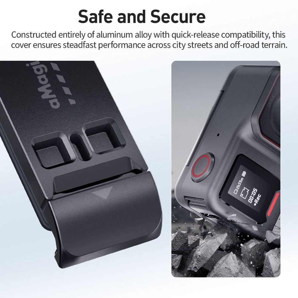 Magnetischer Vertikaladapter Wasserdichte Batterieabdeckung für Insta360 Ace Pro 2 Action Kamera Zubehör