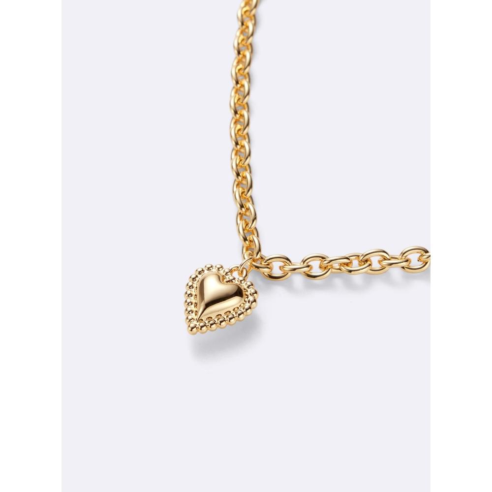 GU by Uniqlo Antique Heart Motif Necklace