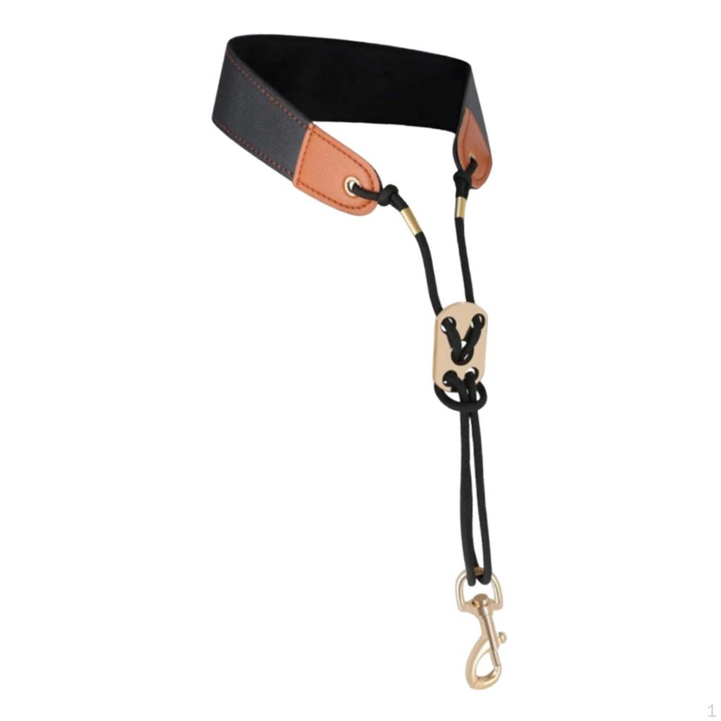 Saxophone Neck Strap Multipurpose Black Harness Holiday Gifts Holder Lightweight Music Accessories