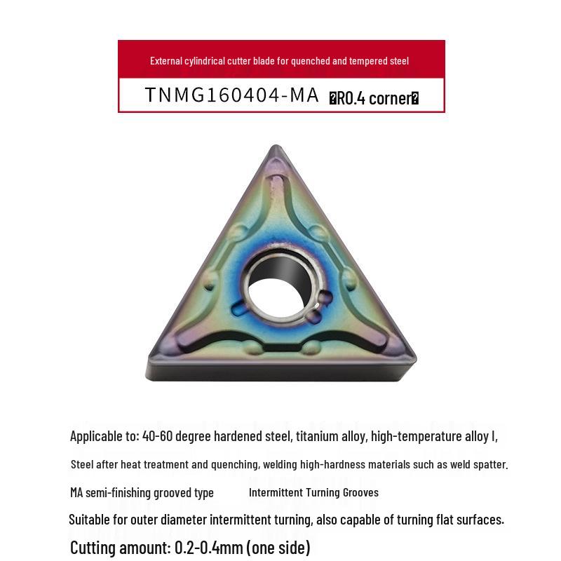 Triangular CNC Quenched Steel Lathe Blade - Superhard Tool Insert for Heat Treatment and Hardening