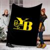 1pc Football Team (26) Theme Blanket - Digital Print, Polyester, Cozy for All Seasons, Perfect for Outdoor, Camping, and Travel