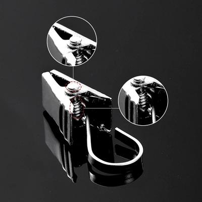 20 Stück Edelstahl Vorhangclips mit Haken Robust und Langlebig Fenster Vorhang Haken Clips Heim Fenster Vorhang Deko Zubehör