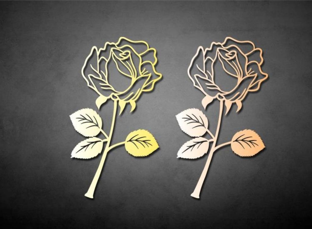 1Pc Luxury Metal Rose Flower Bookmarks & Greeting Cards Chancery School Office Accessories Tab for Books