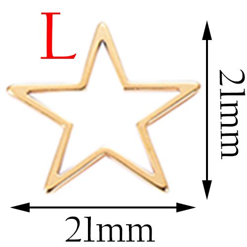 20pcs 3 Size Gold Stainless Steel Charm Pendant Open Bezels Hollow Pressed Resin Frame Mold Bezel DIY Jewelry Making Accessories