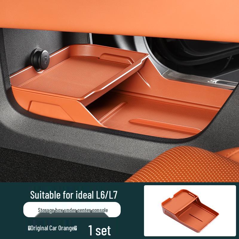 

Double-Layer Storage Box Organizer for Ideal L6/L7 Center Console Interior Decoration