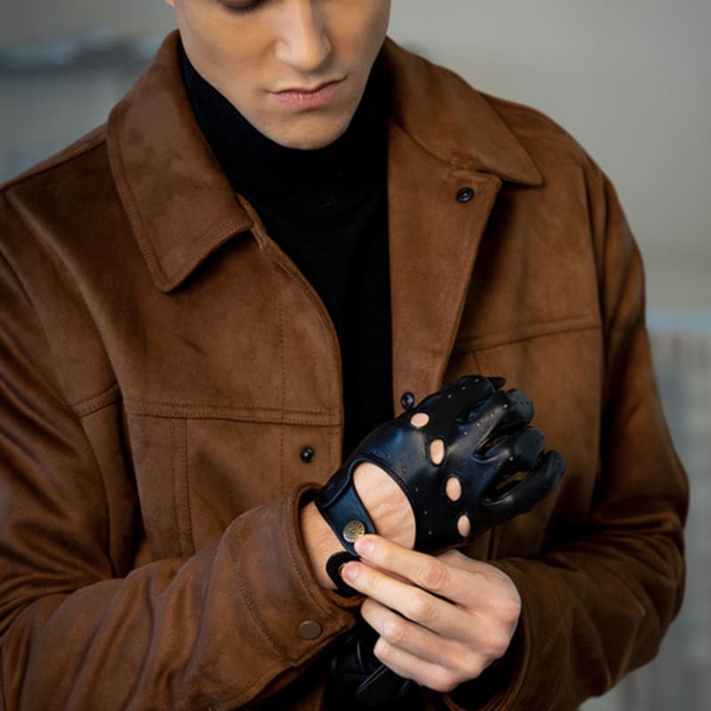 DENTS Delta Driving Gloves - Tan