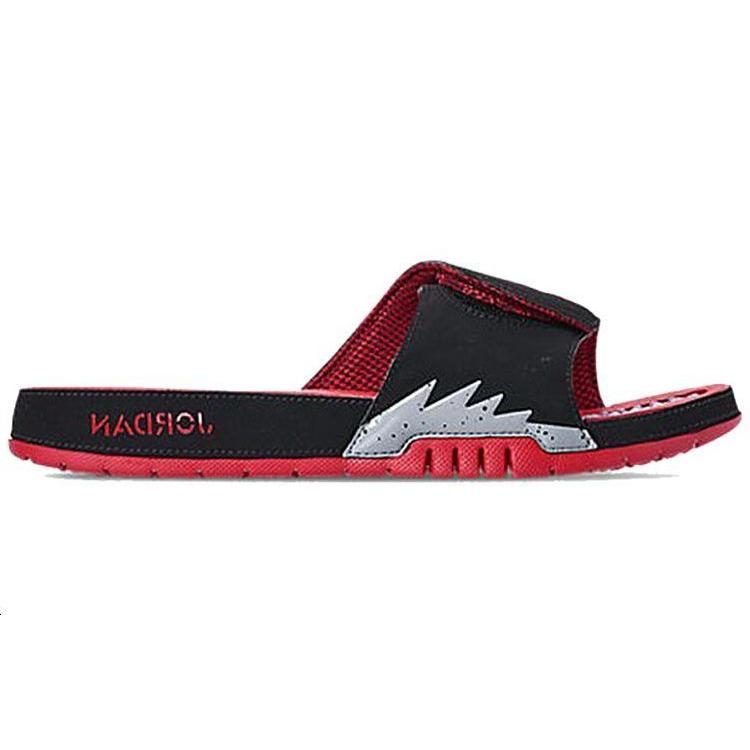 Jordan Hydro 5 Retro Black Particle Grey University Red 555501-060