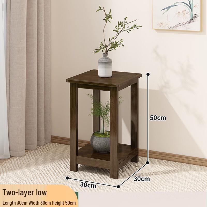 Bamboo Floor Plant Stand