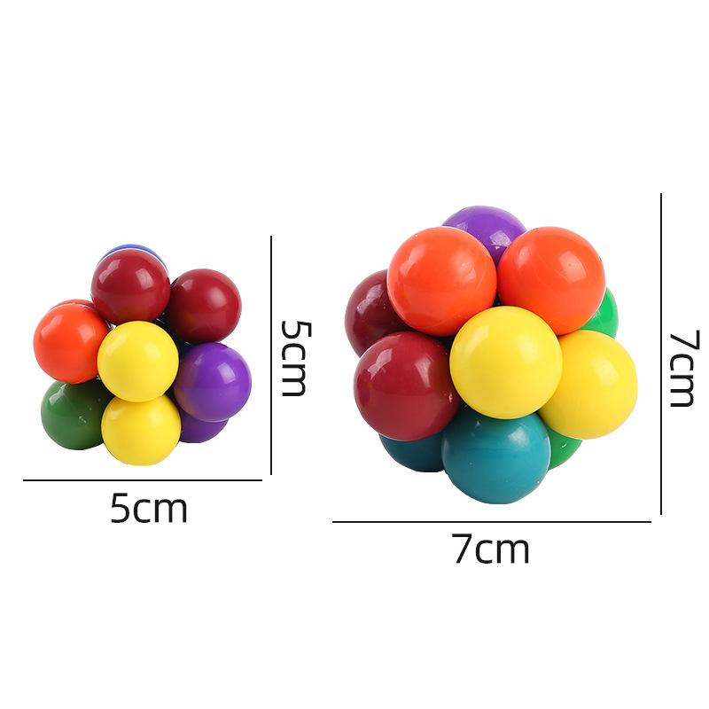 1Pc Variety Bead Decompression Atomic Ball Decompression Toy Molecular Ball  Exotic Toy