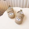 New Arrival Baby Soft-Soled Fleece-Lined Boots Cartoon First Walkers for 0-1 Year Old, Unisex Infant Shoes Kids Shoes